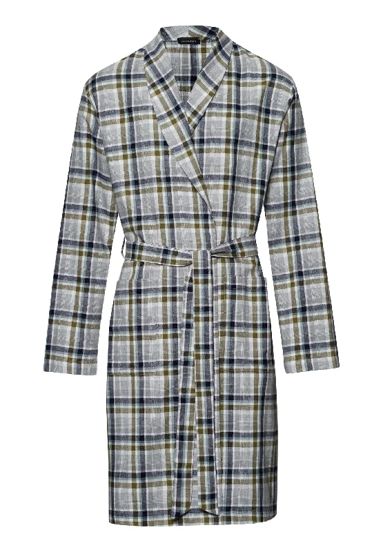 Men's robes with a toggle - closure systemCozy Comfort Cotton Flannel Robe | Wintry Check 75729-2889 Men's robes with a toggle - closure systemCozy Comfort Cotton Flannel Robe | Wintry Check 75729-2889