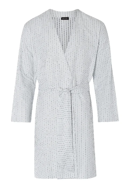 Men's robes with a shawl collar for added eleganceCarl Robe | Hanro Stripe 75767-2874 Men's robes with a shawl collar for added eleganceCarl Robe | Hanro Stripe 75767-2874