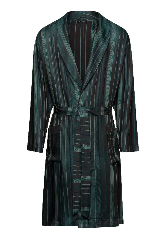 Men's flannel robes in plaid patternsSelection Silk Blend Striped Robe | Laurel Stripe 75879-2864 Men's flannel robes in plaid patternsSelection Silk Blend Striped Robe | Laurel Stripe 75879-2864