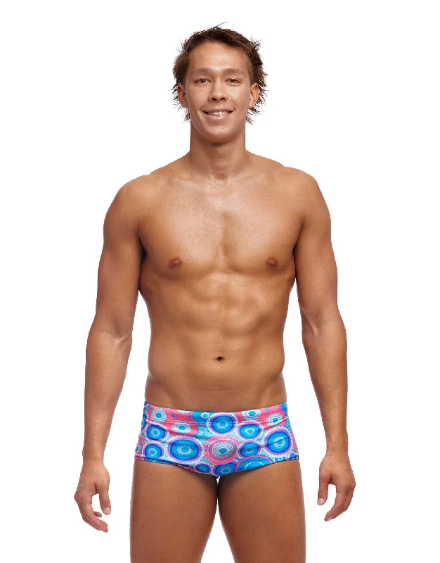 Men's Quick - Dry Microfiber Swim Shorts with Elastic Waistband for Comfortable Beach TripsBundjalung Blue Sidewinder Trunks - Blue Men's Quick - Dry Microfiber Swim Shorts with Elastic Waistband for Comfortable Beach TripsBundjalung Blue Sidewinder Trunks - Blue