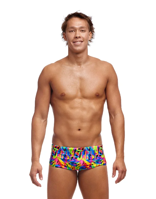 Men's Swim Shorts with Built - in Liner for Added Support and ModestyColour Funk Sidewinder Trunks - Multi Men's Swim Shorts with Built - in Liner for Added Support and ModestyColour Funk Sidewinder Trunks - Multi