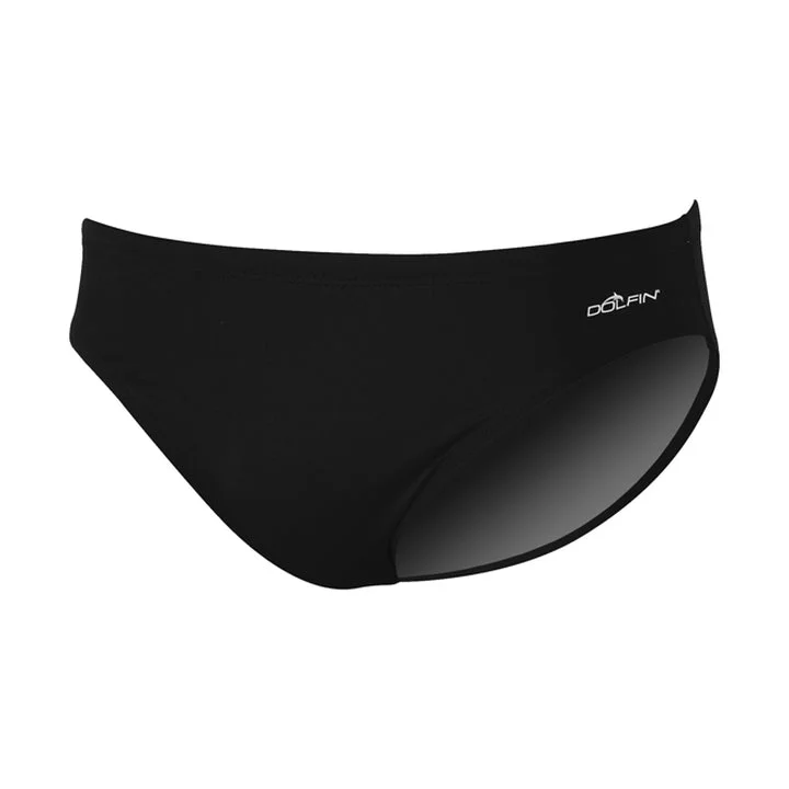 Men's Quick - Dry Microfiber Swim Shorts with Elastic Waistband for Comfortable Beach TripsDolfin Solid Polyester Brief Men's Quick - Dry Microfiber Swim Shorts with Elastic Waistband for Comfortable Beach TripsDolfin Solid Polyester Brief