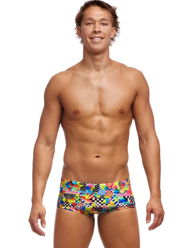 Men's Swim Shorts with Mesh - Paneled Sides for Enhanced BreathabilityJunk Yard Classic Swim Trunks - Multi Men's Swim Shorts with Mesh - Paneled Sides for Enhanced BreathabilityJunk Yard Classic Swim Trunks - Multi
