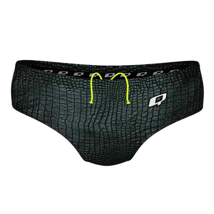 Men's Swim Shorts with Zippered Pockets to Securely Hold ValuablesQ Swimwear Gator Classic Brief Men's Swim Shorts with Zippered Pockets to Securely Hold ValuablesQ Swimwear Gator Classic Brief