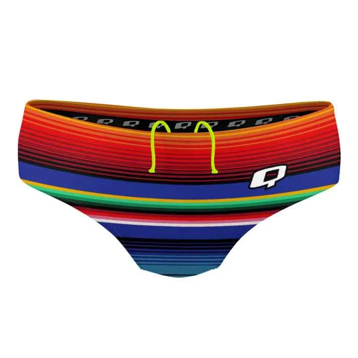 Men's Sustainable Recycled Material Swim Shorts for Eco - Conscious SwimmersQ Swimwear Sarape Classic Brief Men's Sustainable Recycled Material Swim Shorts for Eco - Conscious SwimmersQ Swimwear Sarape Classic Brief