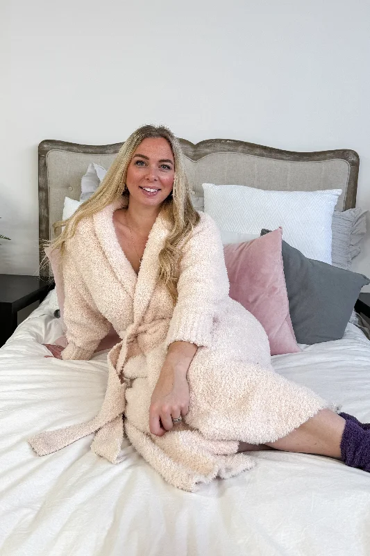 Men's robes with a suede finish​Robe Cloud Spa Pink Quartz