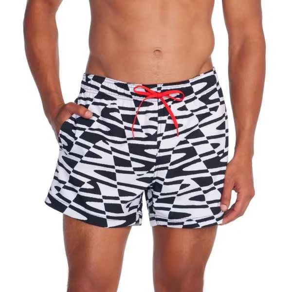 Men's Swim Shorts with Built - in Sunscreen Fabric for Added Sun ProtectionSpeedo Colorblock Redondo Edge Volley 14" Anthracite Men's Swim Shorts with Built - in Sunscreen Fabric for Added Sun ProtectionSpeedo Colorblock Redondo Edge Volley 14" Anthracite
