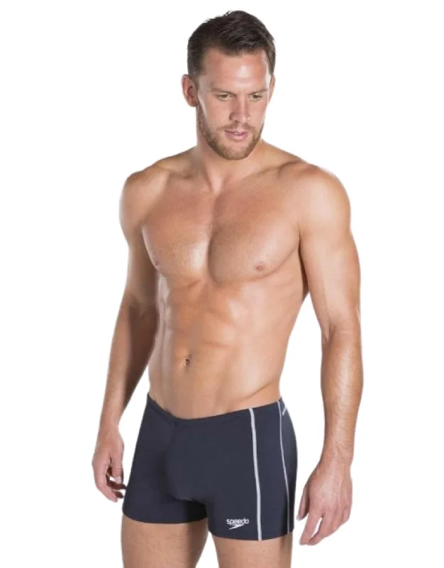 Men's Drawstring Waist Swim Shorts with Adjustable Ties for a Secure FitEndurance Plus Classic Aquashort - Navy Men's Drawstring Waist Swim Shorts with Adjustable Ties for a Secure FitEndurance Plus Classic Aquashort - Navy