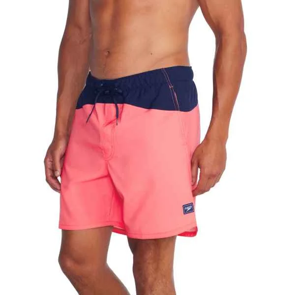 Men's Swim Shorts with Zippered Pockets to Securely Hold ValuablesSpeedo Marina Flex Volley 17" Men's Swim Shorts with Zippered Pockets to Securely Hold ValuablesSpeedo Marina Flex Volley 17"