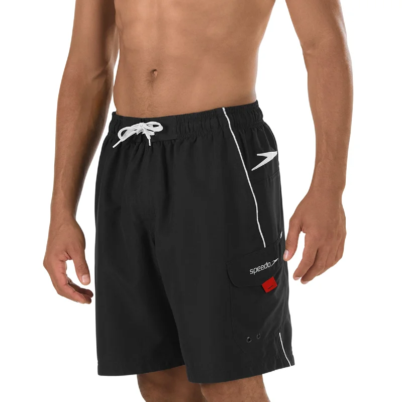 Men's Drawstring Waist Swim Shorts with Adjustable Ties for a Secure FitSpeedo Men's Marina Volley 20" Swim Trunks Men's Drawstring Waist Swim Shorts with Adjustable Ties for a Secure FitSpeedo Men's Marina Volley 20" Swim Trunks