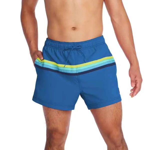 Men's Swim Shorts with Reflective Trim for Safety during Nighttime SwimmingSpeedo Colorblock Redondo Edge Volley 14" Arctic Glass Men's Swim Shorts with Reflective Trim for Safety during Nighttime SwimmingSpeedo Colorblock Redondo Edge Volley 14" Arctic Glass