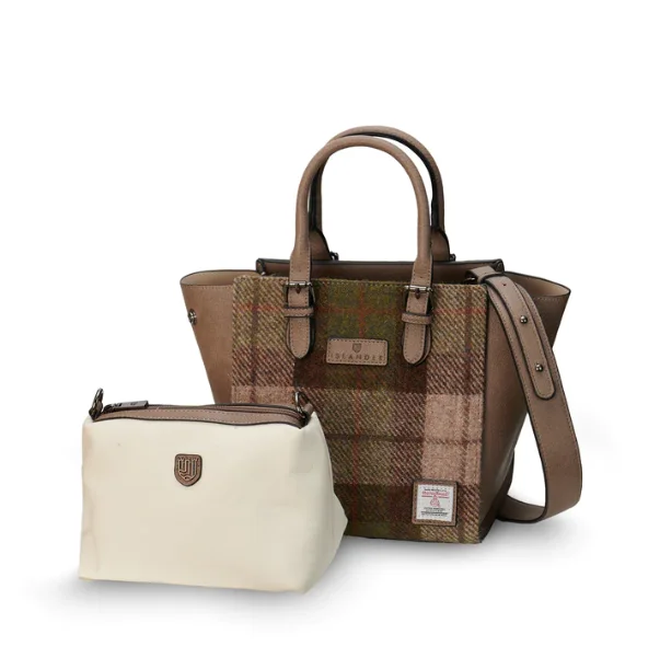 Men vest with a zip - off hood for added protection in inclement weatherIslander® Medium Caillie Tote with Harris Tweed® Men vest with a zip - off hood for added protection in inclement weatherIslander® Medium Caillie Tote with Harris Tweed®