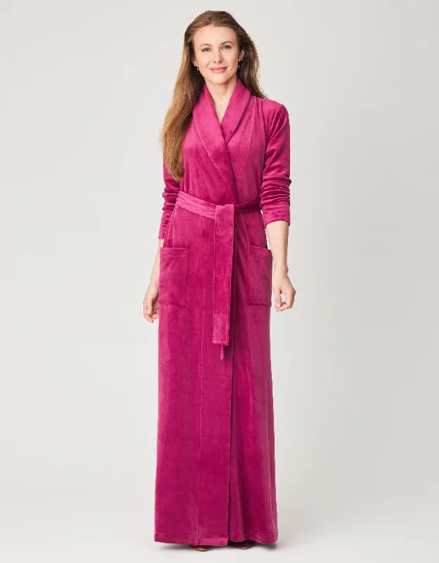 Men's robes with a zip - front closureUltra Soft Plush Velour Belted Shawl Collar Wrap Robe Rose Pink Men's robes with a zip - front closureUltra Soft Plush Velour Belted Shawl Collar Wrap Robe Rose Pink