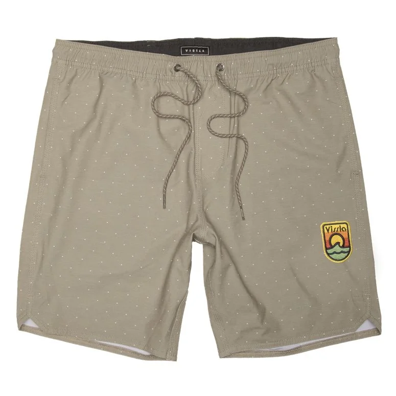 Plus Size Men's Board Shorts with Mesh Lining and Multiple Pockets for Ample StorageVissla Solid Sets Printed 17.5" Eco-Lastic Khaki Trunks Plus Size Men's Board Shorts with Mesh Lining and Multiple Pockets for Ample StorageVissla Solid Sets Printed 17.5" Eco-Lastic Khaki Trunks