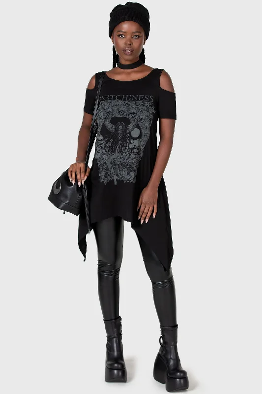 Tailored men vest to pair with a three - piece suitWitchiness Cold Shoulder Top