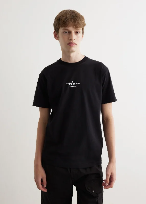 Men's ribbed t - shirts with a textured finish for added styleArchivo Print T-Shirt