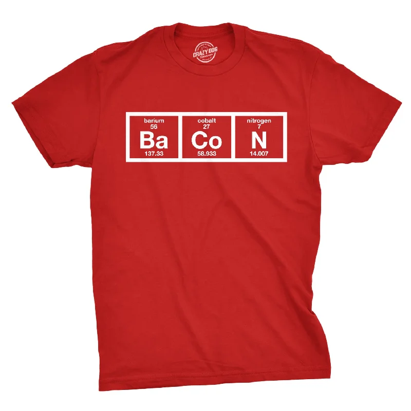 Chemistry Of Bacon Men's T Shirt