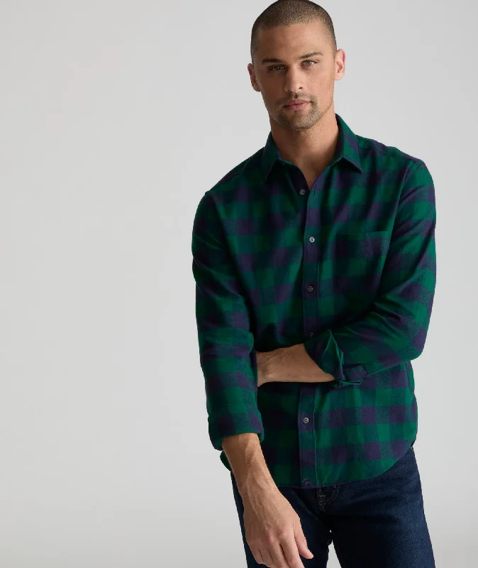 Men's Two - Tone Contrast Panel Casual Shirts in White and Navy for a Stylish and Eye - Catching DesignFlannel Barrelstone Shirt Men's Two - Tone Contrast Panel Casual Shirts in White and Navy for a Stylish and Eye - Catching DesignFlannel Barrelstone Shirt