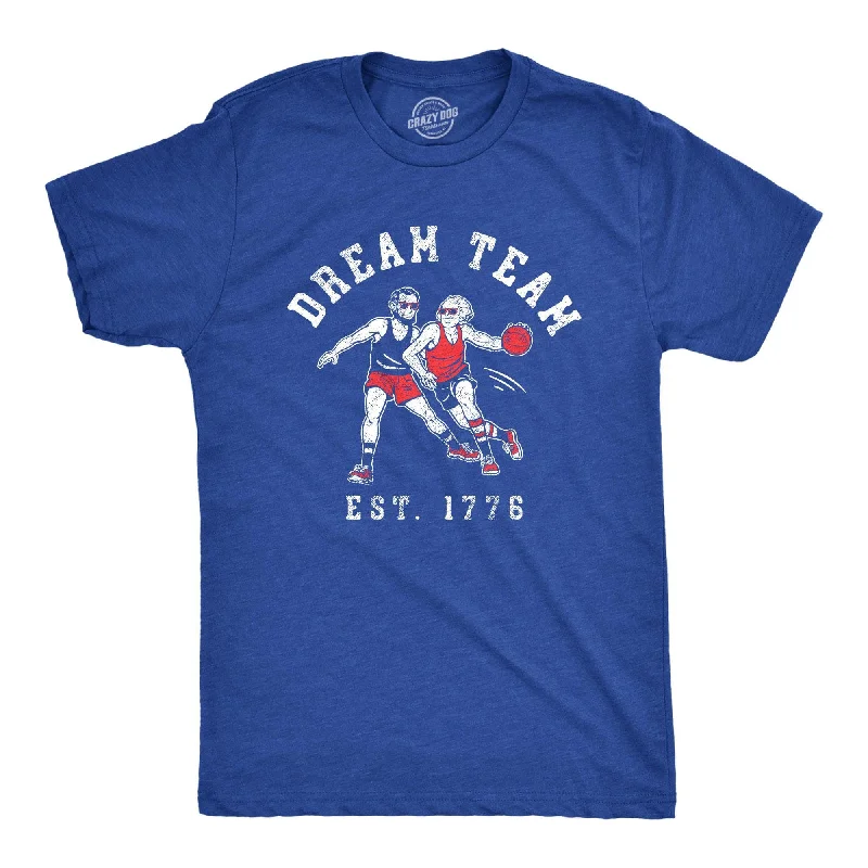 Men's organic cotton crew - neck t - shirts for everyday comfortDream Team 1776 Men's T Shirt Men's organic cotton crew - neck t - shirts for everyday comfortDream Team 1776 Men's T Shirt