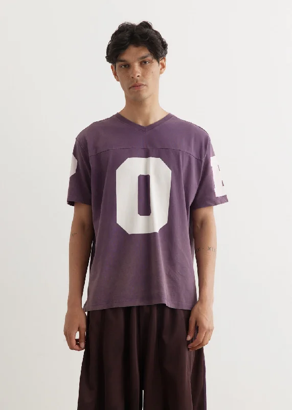 Men's polo t - shirts with a contrast collar for a preppy lookFootball T-Shirt