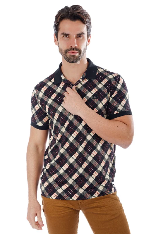 Men's Stretch - Fabric Casual Shirts in Navy Blue for a Comfortable and Flexible FitMen's antimicrobial polo shirts for odor - free daily wearGroove Rush Polo Shirt Men's Stretch - Fabric Casual Shirts in Navy Blue for a Comfortable and Flexible FitMen's antimicrobial polo shirts for odor - free daily wearGroove Rush Polo Shirt