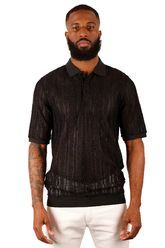 Men's Sustainable Recycled Material Casual Shirts for Eco - Conscious ConsumersMen's high - collar polo shirts with a modern twistInterlace Plan Polo Shirt Men's Sustainable Recycled Material Casual Shirts for Eco - Conscious ConsumersMen's high - collar polo shirts with a modern twistInterlace Plan Polo Shirt