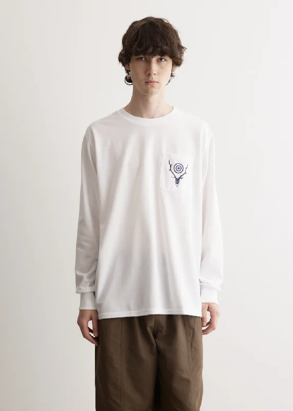 Men's long - sleeve henley t - shirts with button - down placketsLong Sleeve Round Pocket T-Shirt Men's long - sleeve henley t - shirts with button - down placketsLong Sleeve Round Pocket T-Shirt