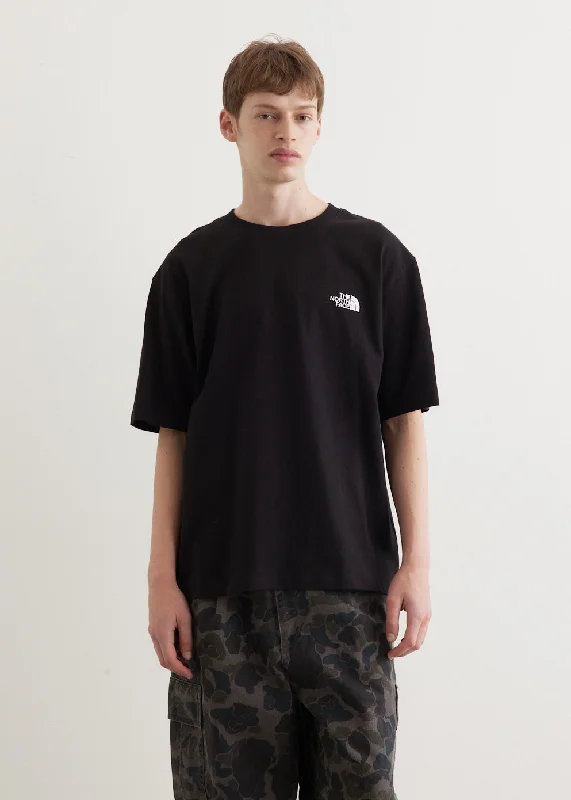 Men's button - front t - shirts with a unique artistic printShort Sleeve Khumbu T-Shirt Men's button - front t - shirts with a unique artistic printShort Sleeve Khumbu T-Shirt