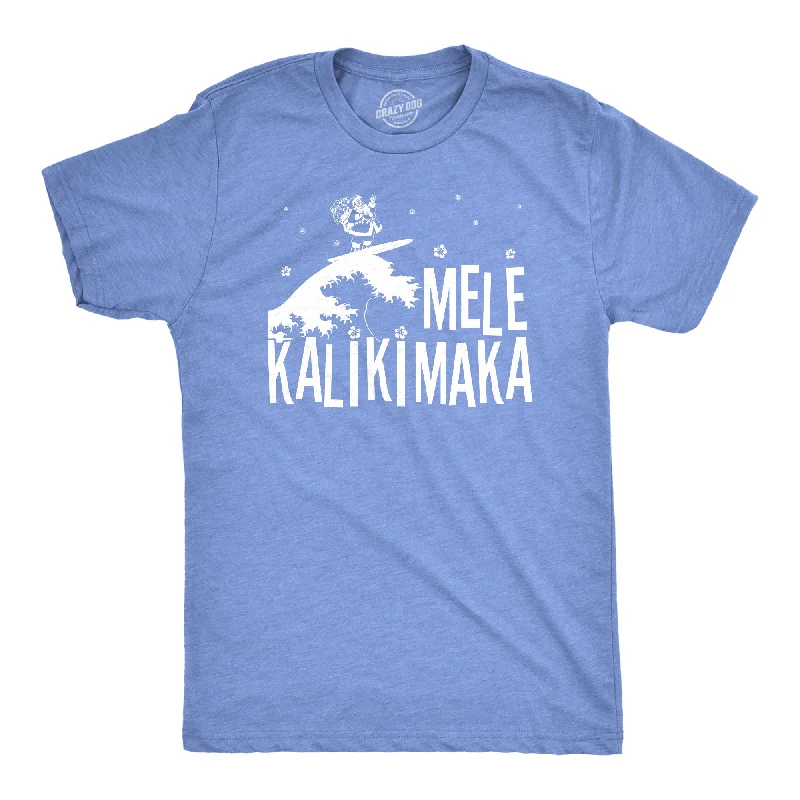 Men's mock - neck t - shirts with a modern and sleek styleMele Kalikimaka Men's T Shirt Men's mock - neck t - shirts with a modern and sleek styleMele Kalikimaka Men's T Shirt