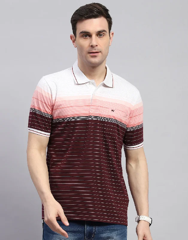 Men's Stretch - Fabric Casual Shirts in Navy Blue for a Comfortable and Flexible FitMen's antimicrobial polo shirts for odor - free daily wearMen Maroon Stripe Polo Collar Half Sleeve T-Shirt Men's Stretch - Fabric Casual Shirts in Navy Blue for a Comfortable and Flexible FitMen's antimicrobial polo shirts for odor - free daily wearMen Maroon Stripe Polo Collar Half Sleeve T-Shirt