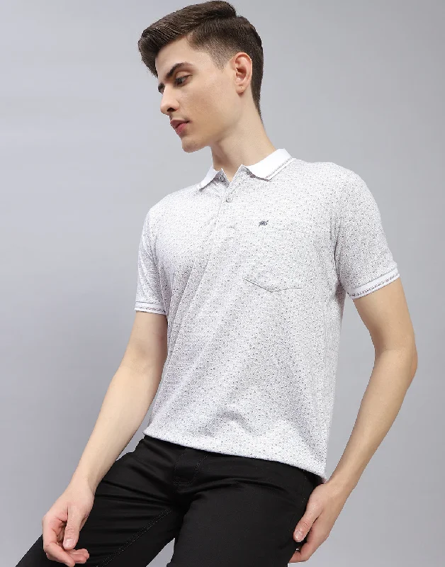 Men's Two - Tone Contrast Panel Casual Shirts in White and Navy for a Stylish and Eye - Catching DesignMen's reversible polo shirts with two different looksMen White Printed Polo Collar Half Sleeve T-Shirt Men's Two - Tone Contrast Panel Casual Shirts in White and Navy for a Stylish and Eye - Catching DesignMen's reversible polo shirts with two different looksMen White Printed Polo Collar Half Sleeve T-Shirt