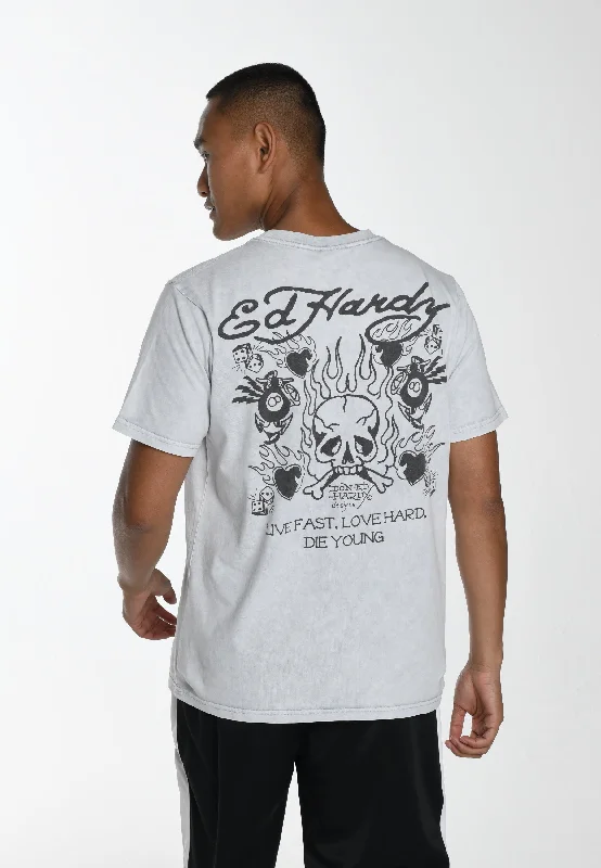 Men's moisture - wicking athletic t - shirts for intense workoutsMens Mono-Flash-Logo T-Shirt - Grey Men's moisture - wicking athletic t - shirts for intense workoutsMens Mono-Flash-Logo T-Shirt - Grey