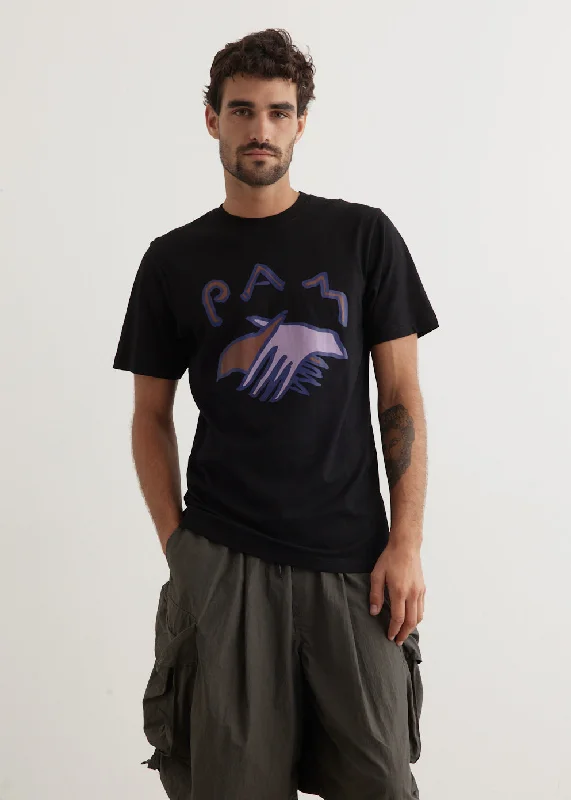 Men's thermal t - shirts with a high - neck design for cold weatherNice Touch (Susumu Mukai) Short Sleeve T-Shirt Men's thermal t - shirts with a high - neck design for cold weatherNice Touch (Susumu Mukai) Short Sleeve T-Shirt