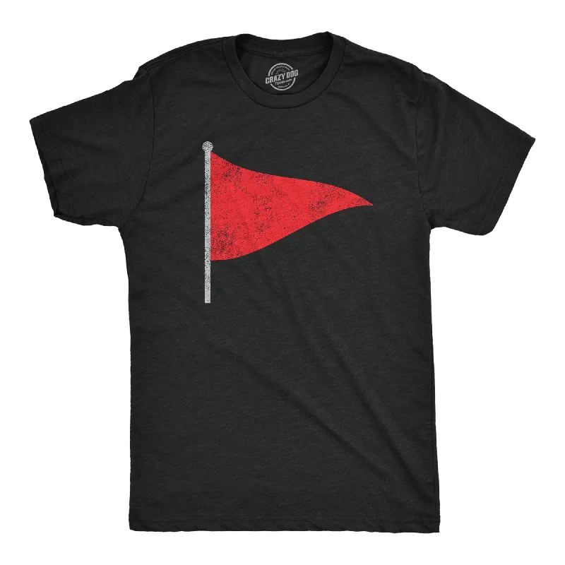 Men's plus - size pocket t - shirts with a classic lookRed Flag Men's T Shirt