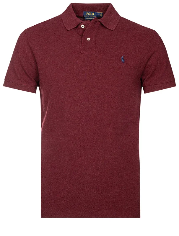 Men's Sustainable Recycled Material Casual Shirts for Eco - Conscious ConsumersMen's high - collar polo shirts with a modern twistMesh Polo Dark Red Men's Sustainable Recycled Material Casual Shirts for Eco - Conscious ConsumersMen's high - collar polo shirts with a modern twistMesh Polo Dark Red