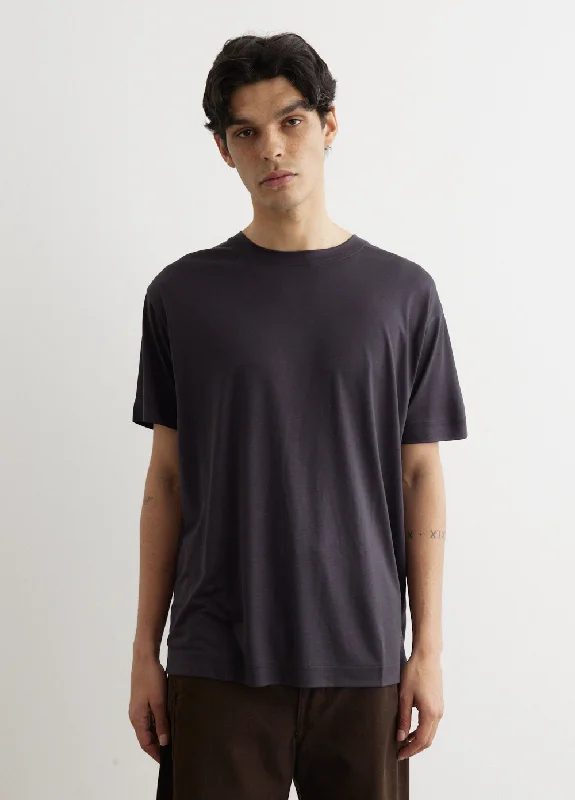 Men's smart - casual checkered t - shirts for semi - formal occasionsShort Sleeve T-Shirt Men's smart - casual checkered t - shirts for semi - formal occasionsShort Sleeve T-Shirt