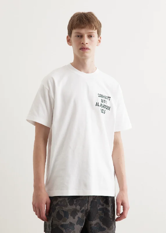 Men's eco - friendly recycled t - shirts for sustainable fashion choicesShort Sleeve Cross Screw T-Shirt Men's eco - friendly recycled t - shirts for sustainable fashion choicesShort Sleeve Cross Screw T-Shirt