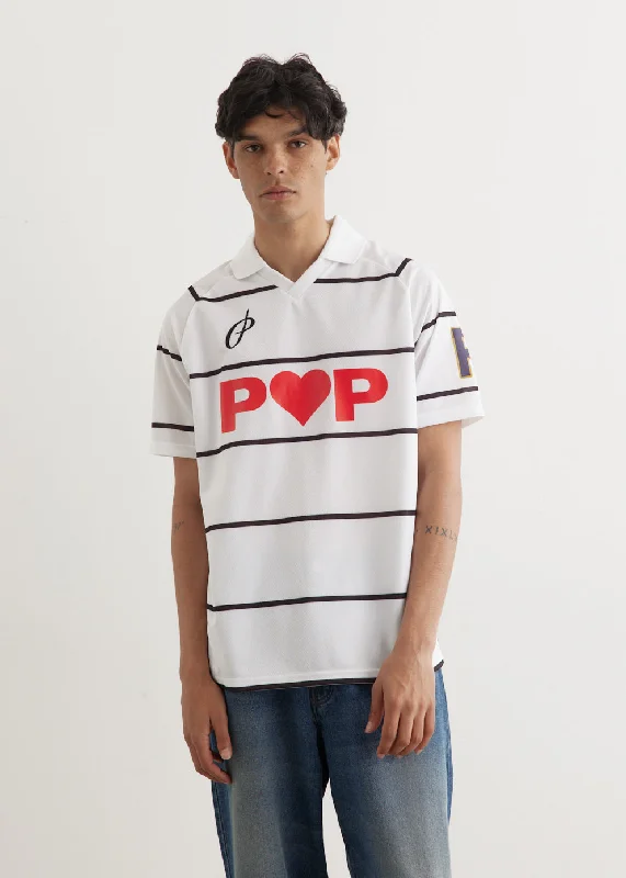 Men's distressed denim - look t - shirts with a rugged appealStriped Sportif Shirt