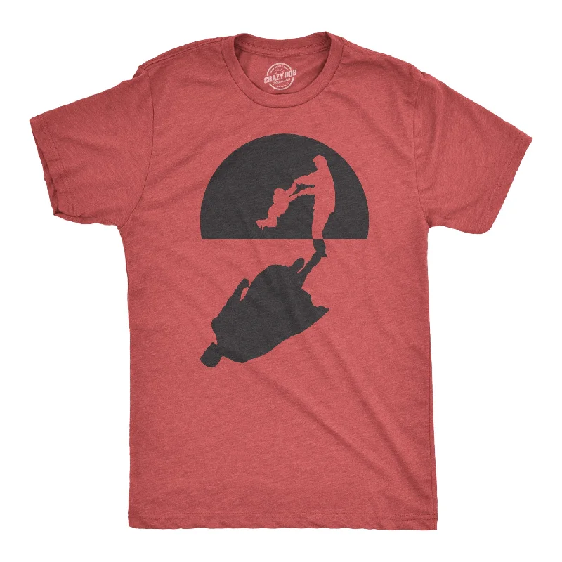 Men's thermal t - shirts with a high - neck design for cold weatherSuper Dad Shadow Men's T Shirt Men's thermal t - shirts with a high - neck design for cold weatherSuper Dad Shadow Men's T Shirt
