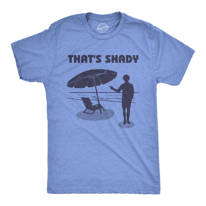 Men's button - front t - shirts with a unique artistic printThat's Shady Men's T Shirt Men's button - front t - shirts with a unique artistic printThat's Shady Men's T Shirt
