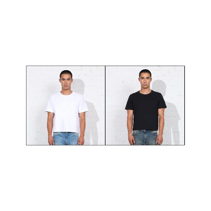 Men's moisture - wicking athletic t - shirts for intense workouts2-Pack | The Larchmont Super-Crop Tee | Heavyweight Men's moisture - wicking athletic t - shirts for intense workouts2-Pack | The Larchmont Super-Crop Tee | Heavyweight