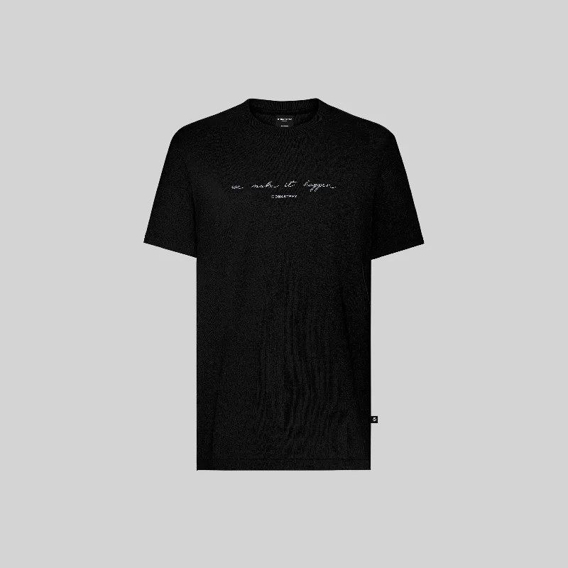 Men's thermal t - shirts with a high - neck design for cold weatherALPHA T-SHIRT BLACK Men's thermal t - shirts with a high - neck design for cold weatherALPHA T-SHIRT BLACK