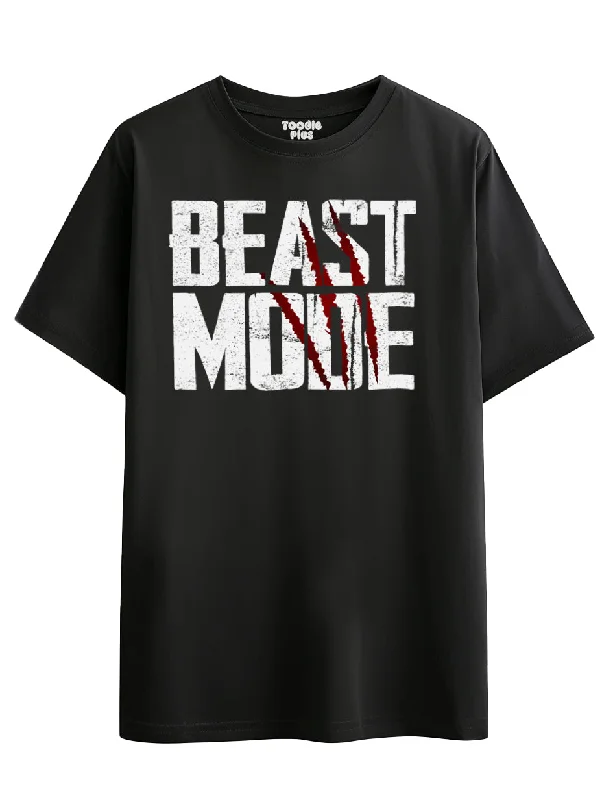 Men's distressed denim - look t - shirts with a rugged appealBeast Monster Claw Gym T-Shirt Men's distressed denim - look t - shirts with a rugged appealBeast Monster Claw Gym T-Shirt