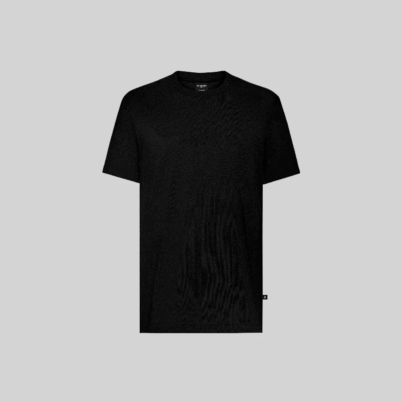 Men's organic cotton crew - neck t - shirts for everyday comfortBERLIT T-SHIRT BLACK Men's organic cotton crew - neck t - shirts for everyday comfortBERLIT T-SHIRT BLACK
