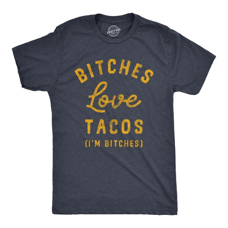 Men's long - sleeve henley t - shirts with button - down placketsBitches Love Tacos Men's T Shirt Men's long - sleeve henley t - shirts with button - down placketsBitches Love Tacos Men's T Shirt