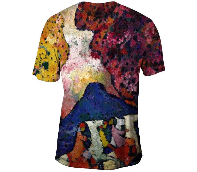 Men's eco - friendly recycled t - shirts for sustainable fashion choicesBlue Mountain - Kandinsky Men's eco - friendly recycled t - shirts for sustainable fashion choicesBlue Mountain - Kandinsky