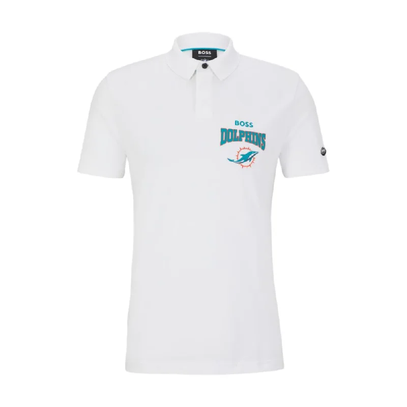 Men's v - neck muscle t - shirts for a body - building aestheticBOSS x NFL cotton-piqu polo shirt with collaborative branding Men's v - neck muscle t - shirts for a body - building aestheticBOSS x NFL cotton-piqu polo shirt with collaborative branding