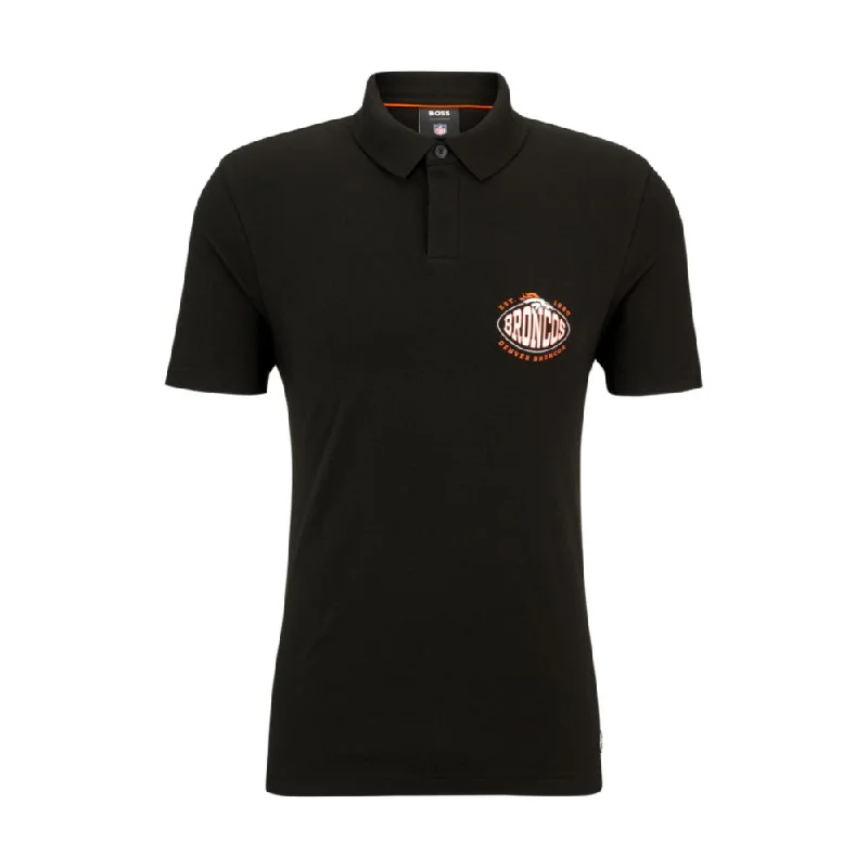 Men's distressed denim - look t - shirts with a rugged appealBOSS x NFL cotton-piqu polo shirt with collaborative branding Men's distressed denim - look t - shirts with a rugged appealBOSS x NFL cotton-piqu polo shirt with collaborative branding