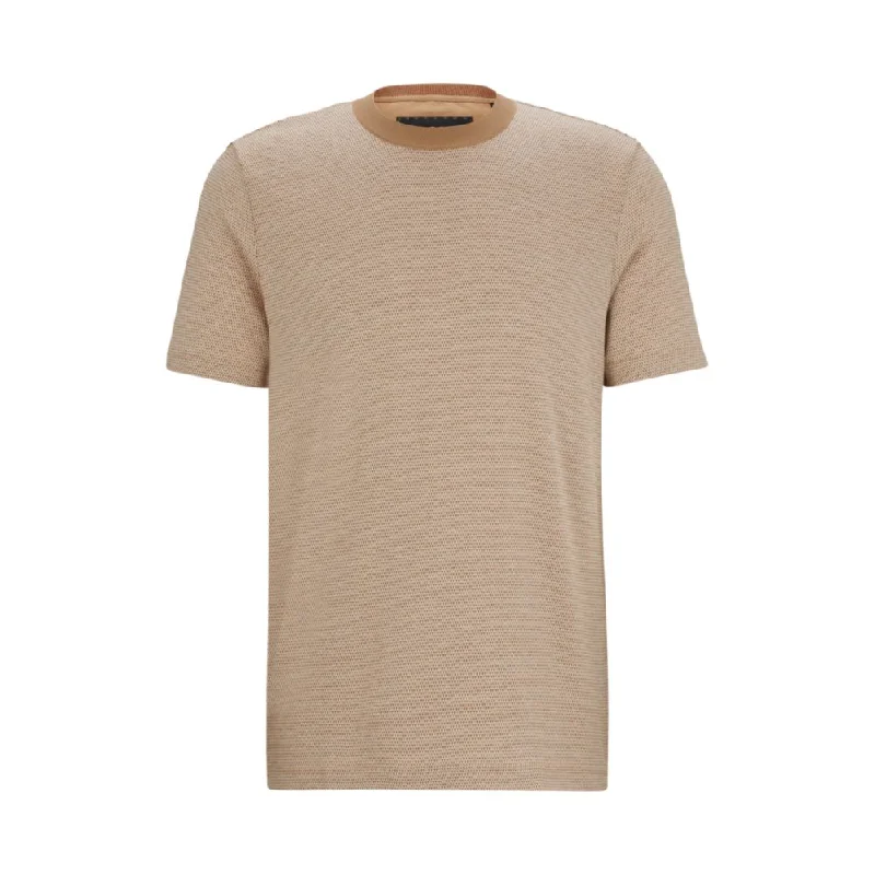 Men's tie - dye t - shirts with a bohemian styleBubble-structure T-shirt in cotton and cashmere Men's tie - dye t - shirts with a bohemian styleBubble-structure T-shirt in cotton and cashmere