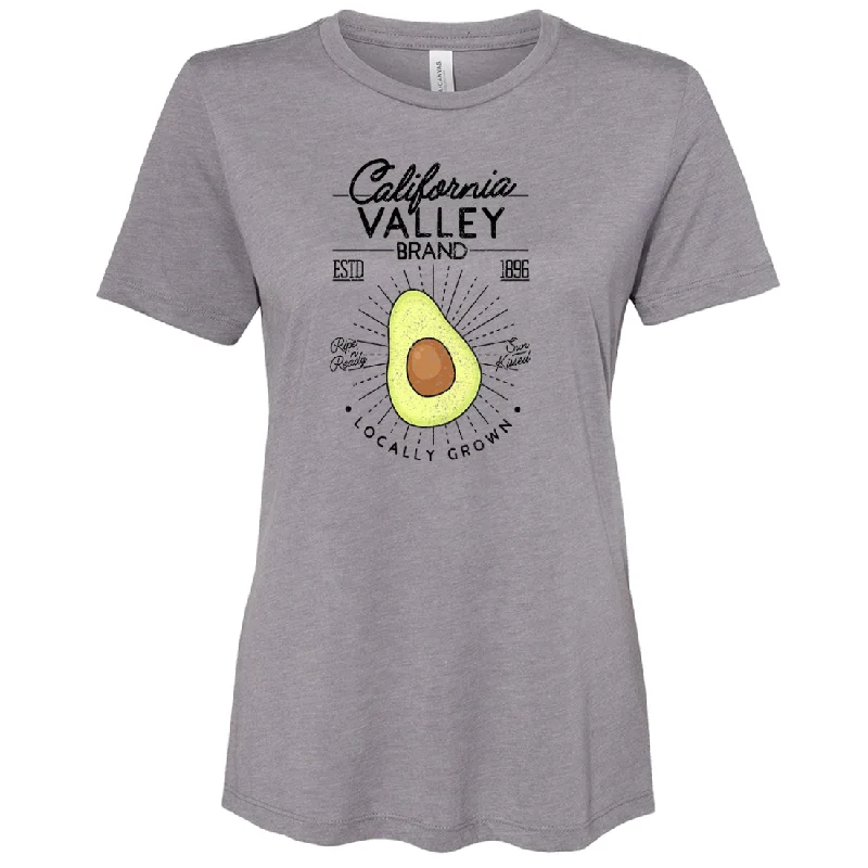Men's printed Hawaiian t - shirts for tropical vacationsCalifornia Grown Avocado Women's Relaxed Jersey Tee Men's printed Hawaiian t - shirts for tropical vacationsCalifornia Grown Avocado Women's Relaxed Jersey Tee